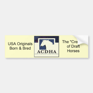 ACDHA Logo-Autoaufkleber Autoaufkleber