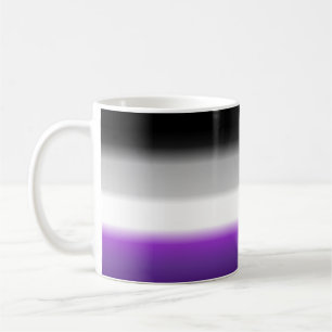 Ace Asexual Gradient Prilag: Horizontalstreifen Kaffeetasse
