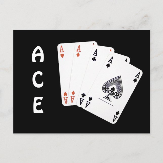 ACE Attitude + Commitment = Exzellenz Postkarte (Vorderseite)