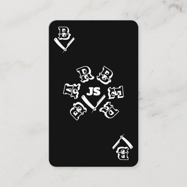 Ace-Card-Stil gegenüber Visitenkarte (Vorderseite)