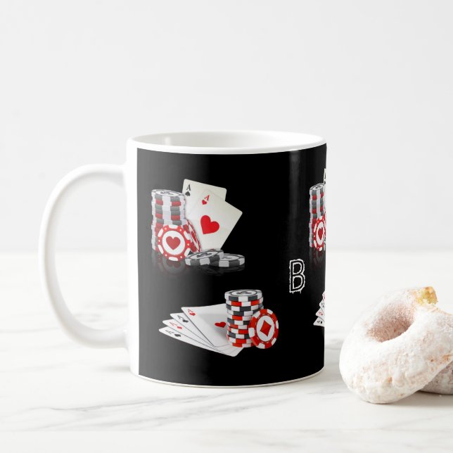 Ace Cards-Tasse Kaffeetasse (Mit Donut)