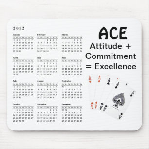 ACE Einstellung + Engagement = Exzellenz Mousepad