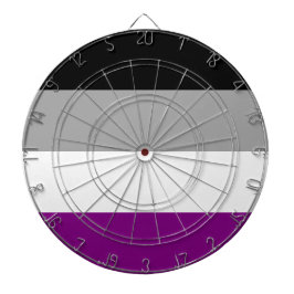 Ace-Flag (Asexualität) Dartscheibe