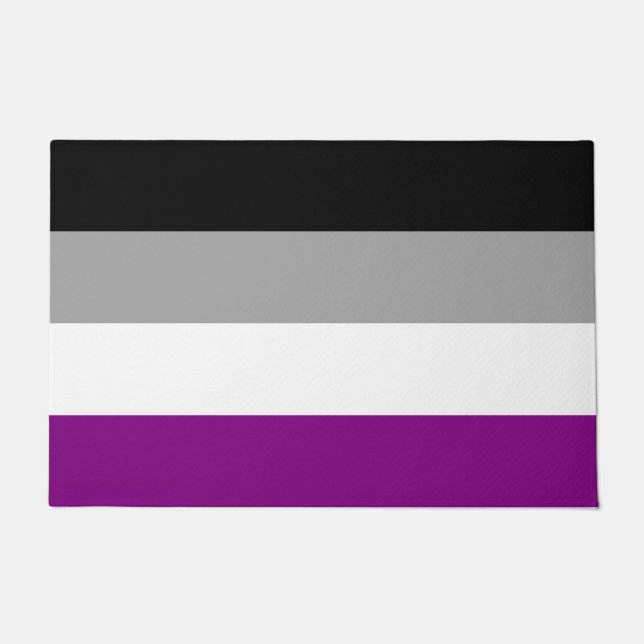 Ace-Flag (Asexualität) Fußmatte (Vorderseite)