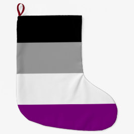 Ace-Flag (Asexualität) Großer Weihnachtsstrumpf
