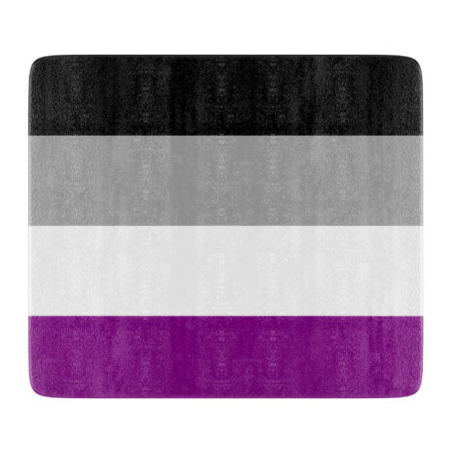 Ace-Flag (Asexualität) Schneidebrett (Vorderseite)