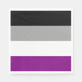 Ace-Flag (Asexualität) Serviette