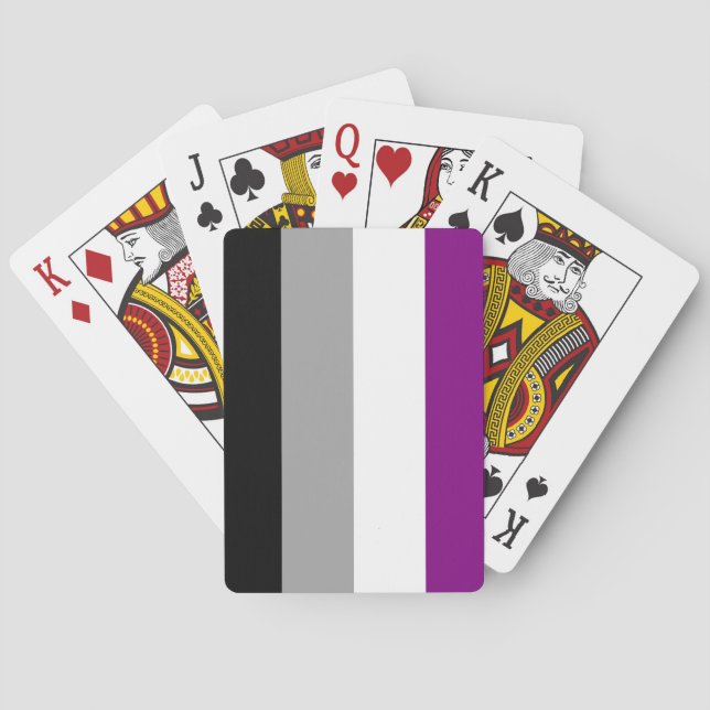 Ace-Flag (Asexualität) Spielkarten (Rückseite)