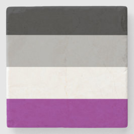 Ace-Flag (Asexualität) Steinuntersetzer
