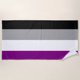 Ace-Flag (Asexualität) Strandtuch