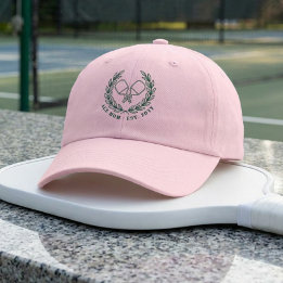 Ace Mom Pickleball Country Club Crest  Truckerkappe