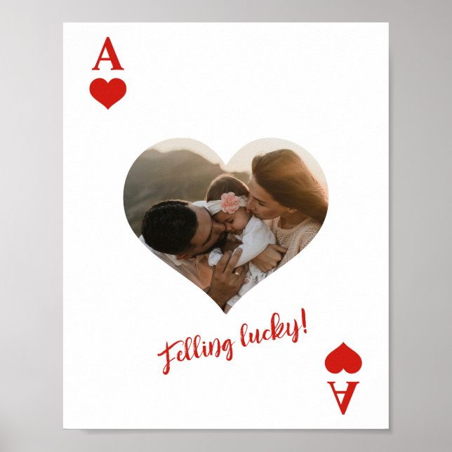 Ace of Hearts Foto Poster (Vorne)