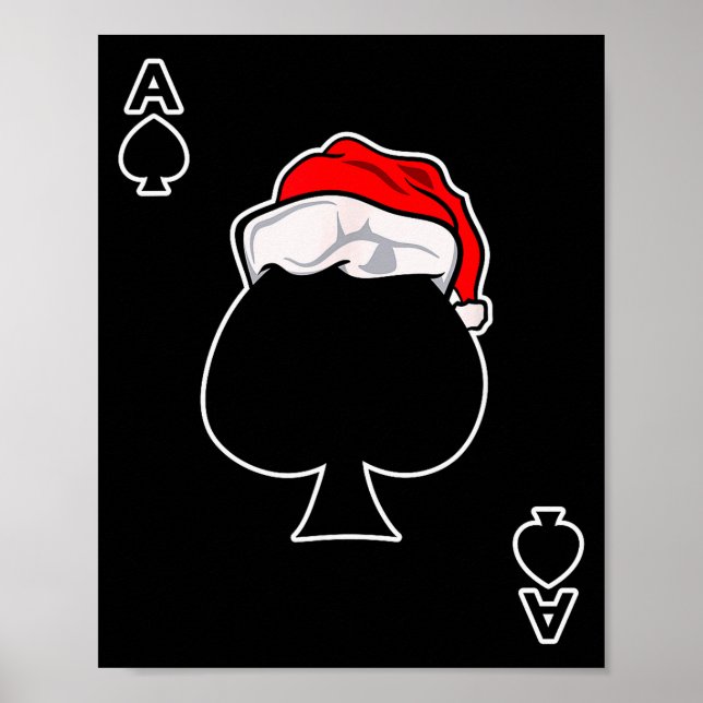 Ace Of Spades Christmas Gift Playing &amp; Deck Of Poster (Vorne)