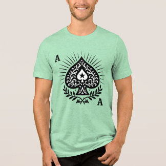 Ace of Spades — Filigree Star & Laurel Tri-Blend Shirt