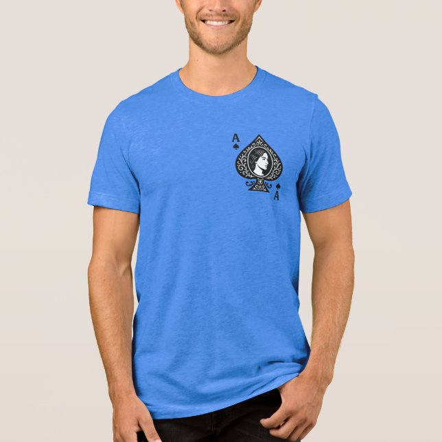 Ace of Spades - Lady Cameo Filigree Emblem Tri-Blend Shirt (Vorderseite)