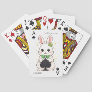 Ace of Spades Lucky Rabbit Poker Card  Spielkarten