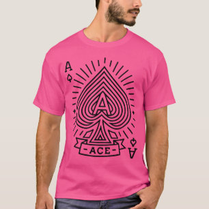 Ace of Spades - Monoline Sonnenbrust Emblem T-Shirt