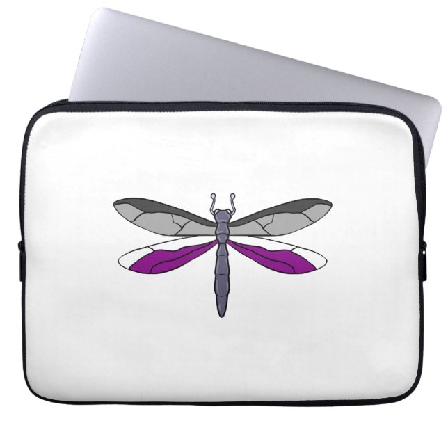 Ace Pride Dragonfly Laptopschutzhülle (Vorderseite)