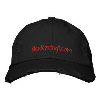 Ace Racing 1.com bedrückte twill cap. Bestickte Kappe