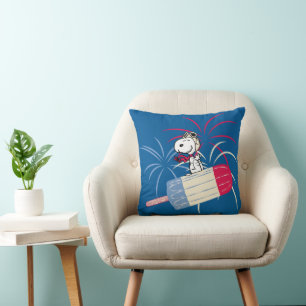 Ace Snoopy auf dem Eis-Pop Kissen