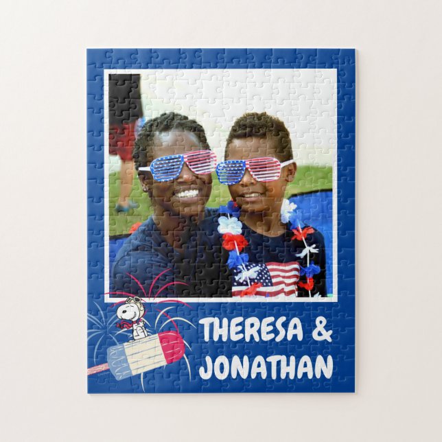 Ace Snoopy auf dem Eis-Pop Puzzle (Vertikal)