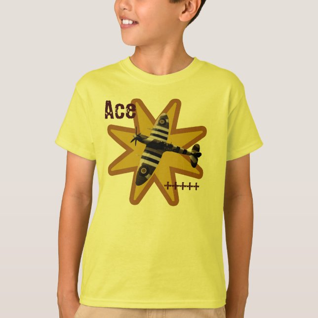Ace Spitfire - Kinder T-Shirt (Vorderseite)