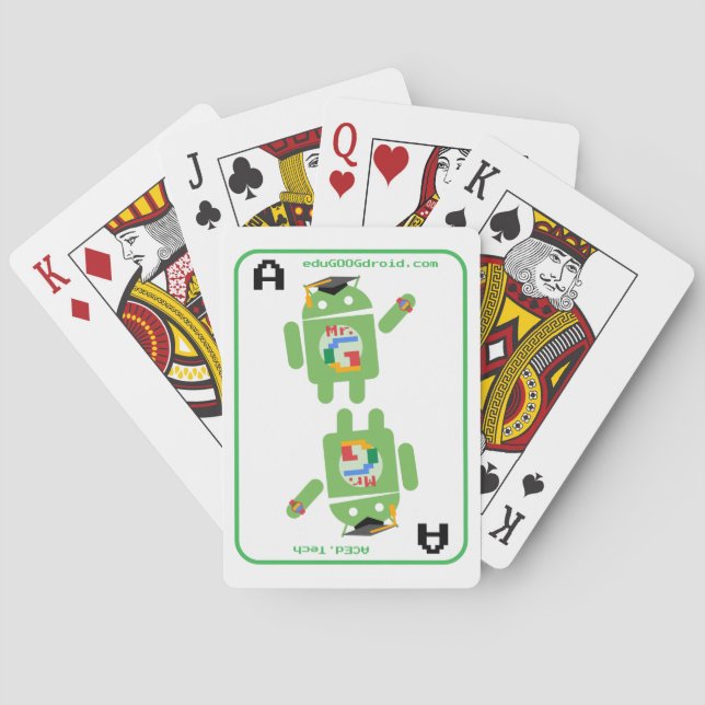 ACEd Tech Mr.G Spielkarten (Rückseite)