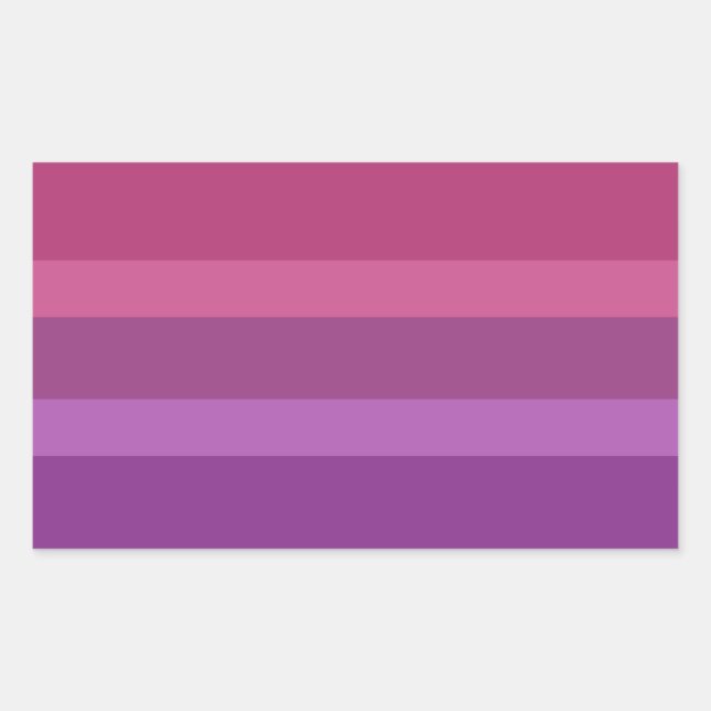 Aceflux Pride Rechteckiger Aufkleber (Vorderseite)