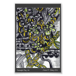 ACEO Ring-Kunst in der Tinte durch Ariana R. Fotodruck