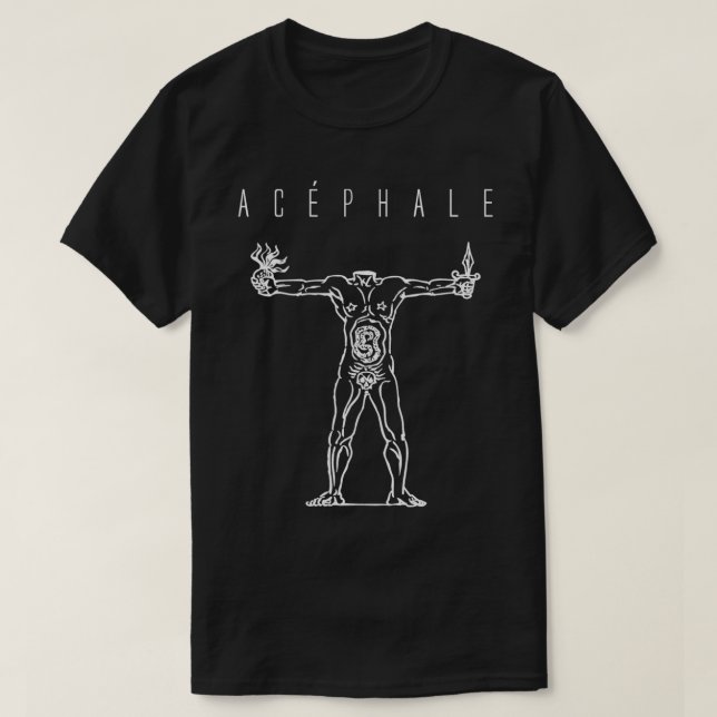 Acephale Bataille Klossowski Callois T-Shirt (Design vorne)