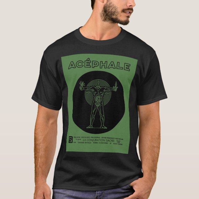 Acephale Labyrinth Poster T-Shirt (Vorderseite)