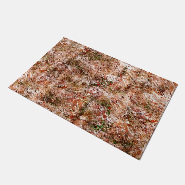 Acer Wald unter Baumwolle oder Gestein unter Boden Fußmatte (Schrägansicht)