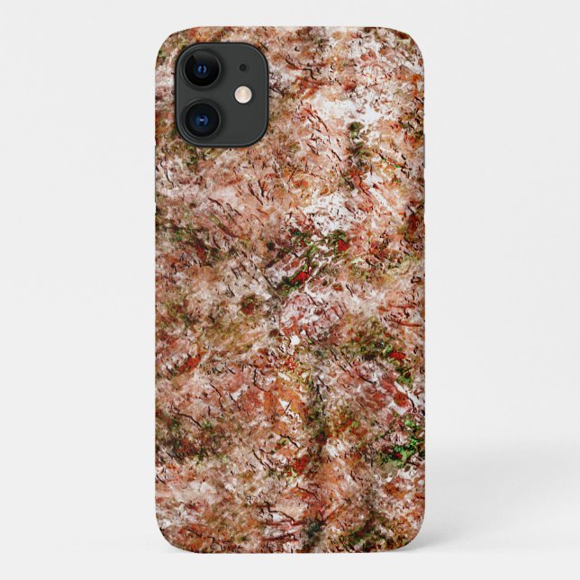 Acer Wald unter Baumwolle oder Gestein unter rotem Case-Mate iPhone Hülle (Rückseite)