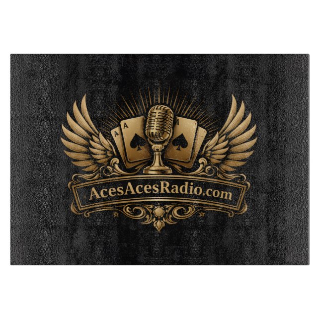 Aces Aces Radio Schneidbrett Schneidebrett (Vorderseite)