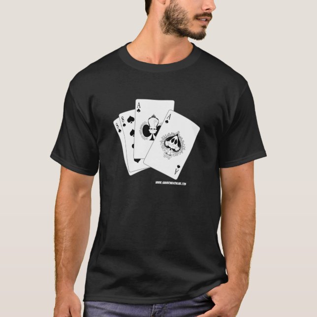 Aces and Aights Deadmans Hand T-Shirt (Vorderseite)