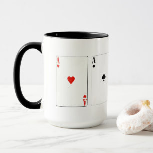 Aces High Play-Karte Tasse
