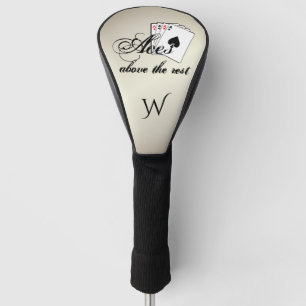 Aces oberhalb der Erholung Erstplatzierung des Gol Golf Headcover