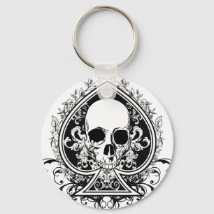 Aces Skull Schlüsselanhänger