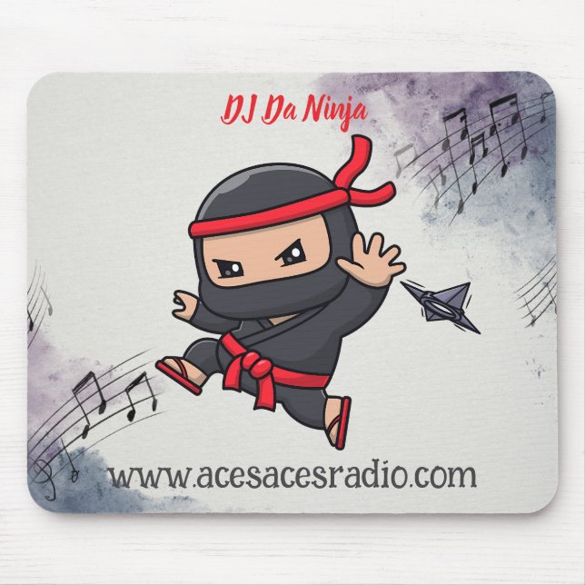AcesAcesRadio-Maus-Pad Mousepad (Vorne)