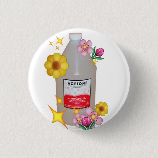 Aceton Button (Vorderseite)