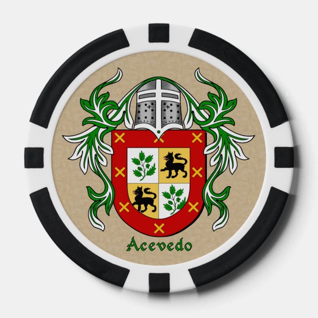 Acevado Heraldic Arms Pokerchips (Vorderseite)