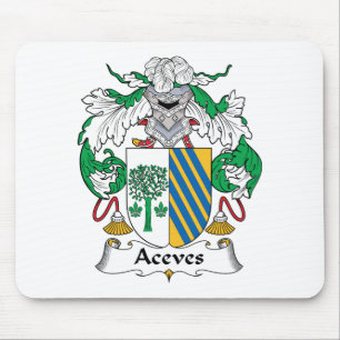 Aceves Familienwappen Mousepad
