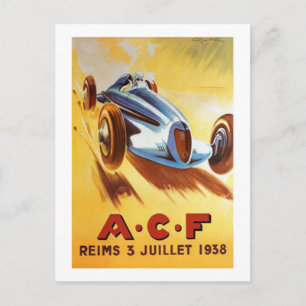 ACF Reims 3. Juli 1938 Postkarte