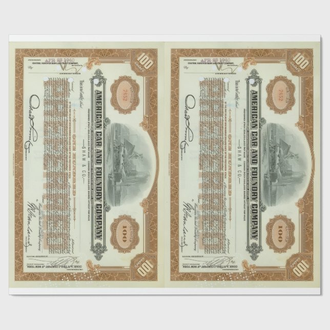 ACF stock Geschenkpapier (Flach)