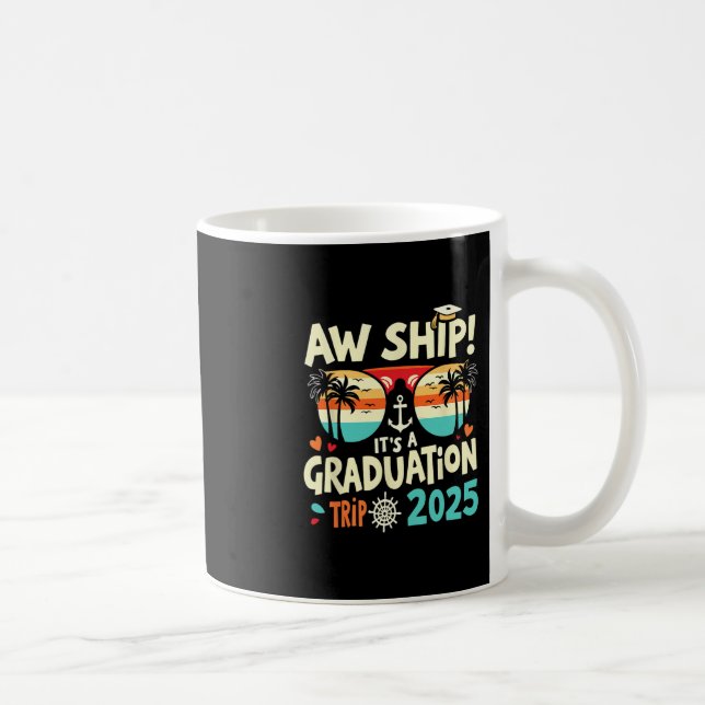 Ach du Schiff Es ist ein Abschlussfahrt 2025 Absch Kaffeetasse (Rechts)