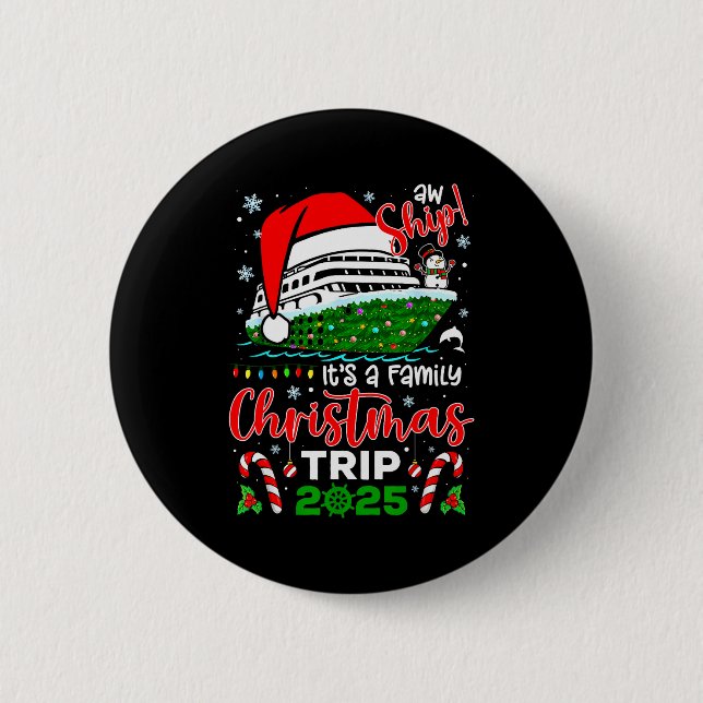 Ach du Schiff Es ist eine Weihnachtskreuzfahrt 202 Button (Vorderseite)