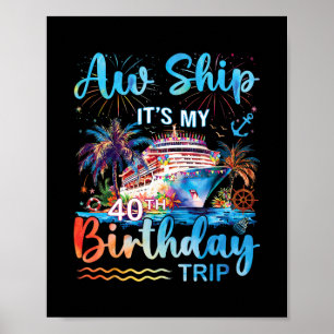 Ach du Schreck, mein 40. Geburtstag-Kreuzfahrt-Url Poster