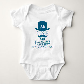 Ach guter Herr, ich glaube, ich habe meine Hose be Baby Strampler
