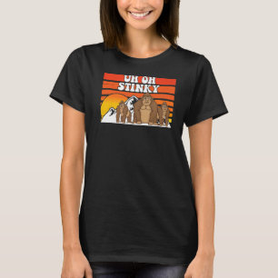 Ach ja, stinkiger Niedlicher Affe für Männer - wei T-Shirt