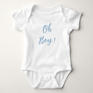 Ach Junge, blauer Anzug Baby Strampler